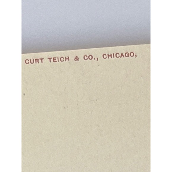 Antique Early 1900s Litho Ephemera Postcard Moonlight Lake Front Hammond IN CT - Picture 5 of 7